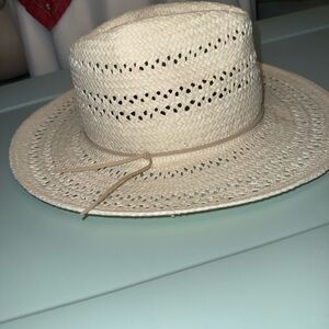 Vince Camuto Cream Straw Hat